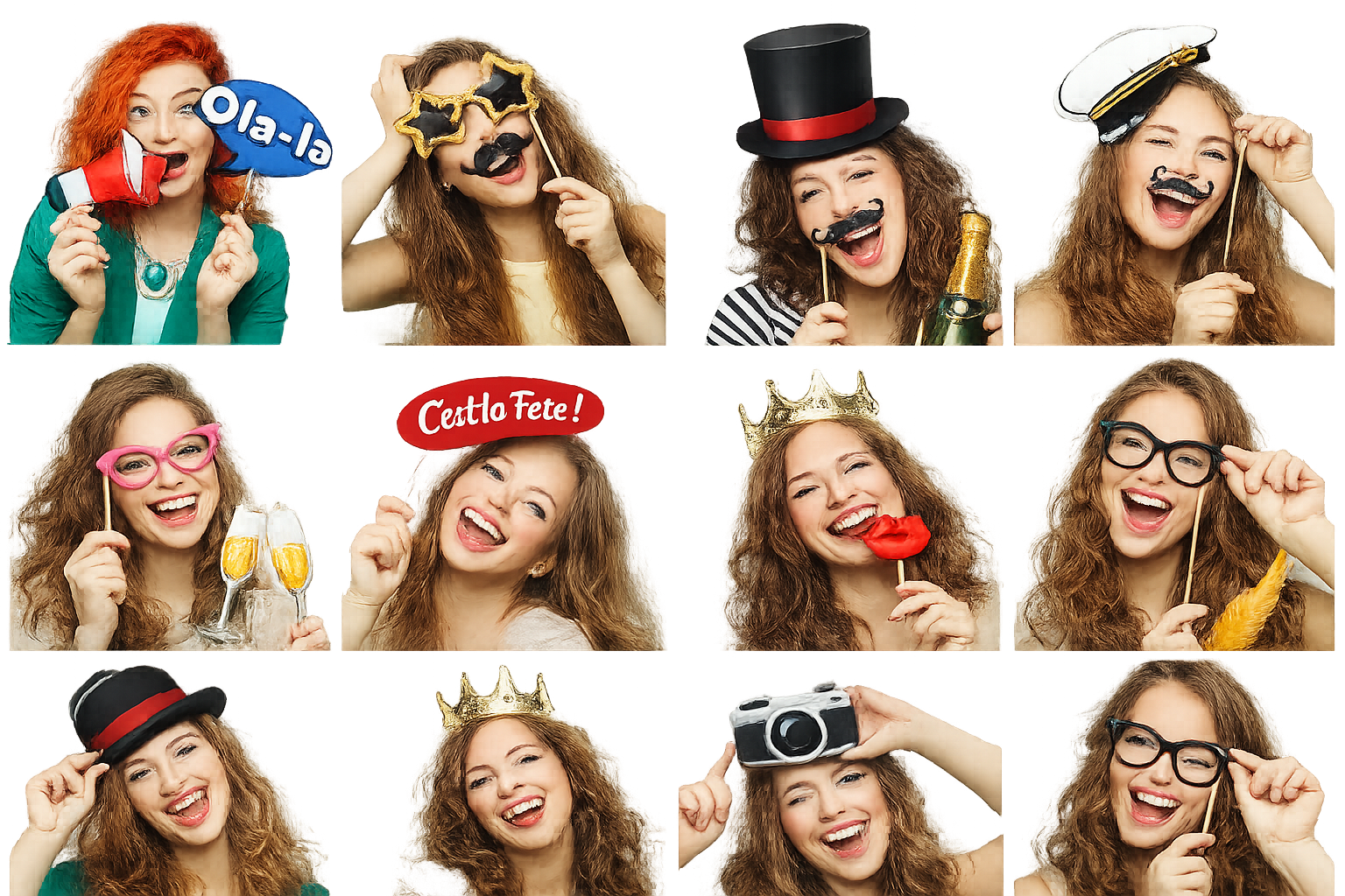 Exemples de photos photobooth